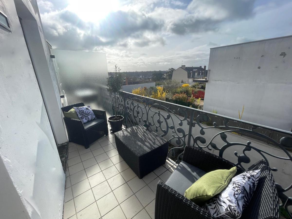 Alp Chartres - Grand Studio Avec Terrasse Et Parking Dış mekan fotoğraf
